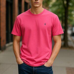 Polo by Ralph Lauren Men's XL Pink T-Shirt